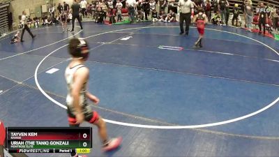 70 lbs Semifinal - Tayven Kem, Ravage vs Uriah (The Tank) Gonzales, Montrose Elite