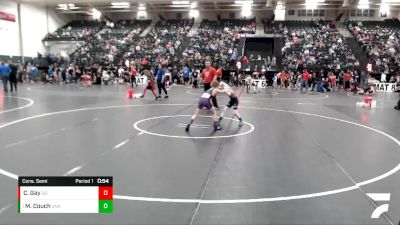 75 lbs Cons. Semi - Maddox Couch, Unattached vs Camdyn Gay, GI Grapplers