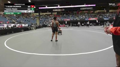 125 lbs Champ. Round 2 - 7 Allen Calderon, Indiana Tech vs Saoul Prado, Baker