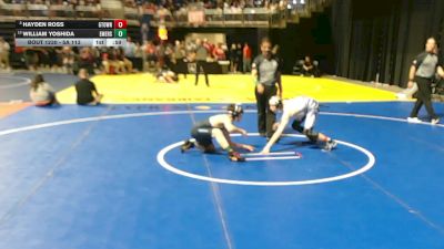 5A 113 lbs Cons. Round 2 - Hayden Ross, Georgetown vs William Yoshida, Frisco Emerson