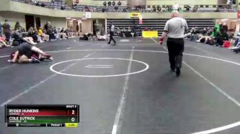 182 lbs Quarterfinals (8 Team) - Cole Sutrick, Shakopee vs Ryder Hunkins, Huntley