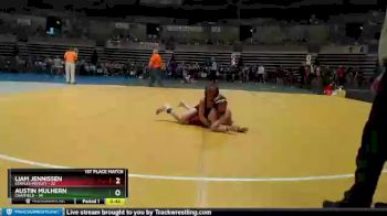 115 lbs Finals (8 Team) - Liam Jennissen, Staples-Motley vs Austin Mulhern, Chatfield