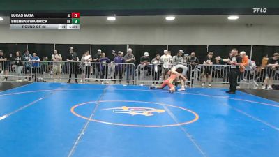 175 lbs Round Of 32 - Lucas Mata, AZ vs Brennan Warwick, OH