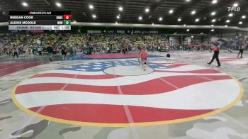 115 lbs Champ. Round 1 - Reegan Cook, Dakota Boyz Wrestling Club vs Alexis McDole, Westside Raider Wrestling