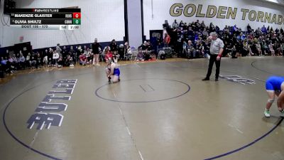 170 lbs Quarterfinal - Makenzie Glaister, Reynolds Hs vs Olivia Shultz, Connellsville