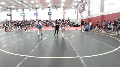 122 lbs Consi Of 4 - Kimberly Olaeta, Venom Girls Wrestling vs Allison Hegg, Legend Wrestling Club