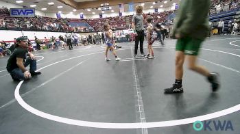 52 lbs Consi Of 4 - Dominic Maguire, Skiatook Youth Wrestling vs Addilynn Quintero, Choctaw Ironman Youth Wrestling