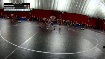 138 lbs Round 1 (8 Team) - Brody Logan, Wheaton Warrenville South vs Ryder Trester, Cambridge-Isanti Blue