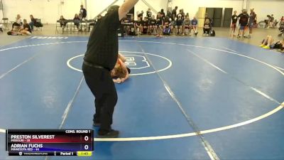 250 lbs Semis & 1st Wrestleback (8 Team) - Preston Silverest, Missouri vs Adrian Fuchs, Minnesota Red