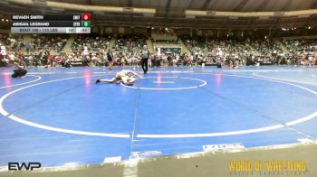 110 lbs Consi Of 8 #2 - Nevaeh Smith, Smith Wrestling Academy vs Abigail LeGrand, Sperry Wrestling Club