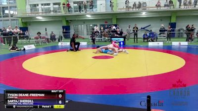 51kg Cons. Round 3 - Tyson Deane-Freeman, Coast WA vs Sartaj Shergill, Canadian Mal Wrestling