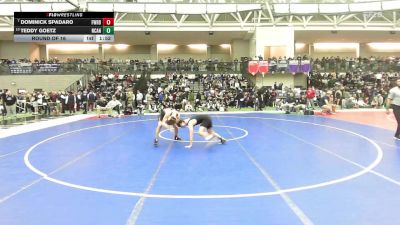 150 lbs Round Of 16 - Dominick Spadaro, Fairfield Warde vs Teddy Goetz, New Canaan