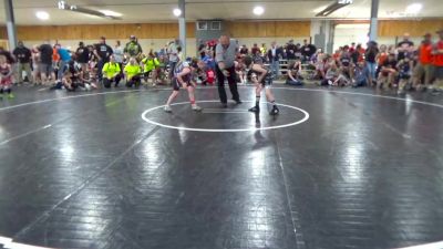 80 lbs Consi Of 8 #2 - Marshall Bartholomew, Monroeton vs Jaxin Chase, Wolcott