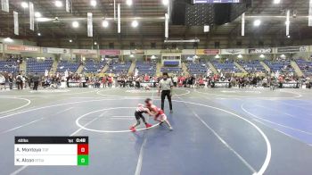 42 lbs Final - Asher Montoya, Top Rank HAC vs Kiah Alcon, Stout Wr Ac