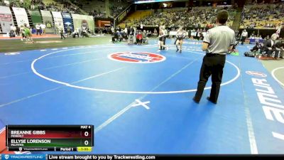 145 Class 1 lbs 1st Place Match - Breanne Gibbs, Moberly vs Ellyse Lorenson, Palmyra