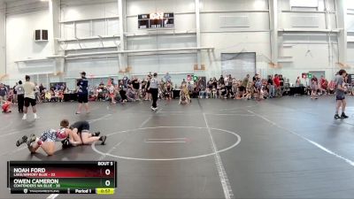 92 lbs Round 2 (6 Team) - Owen Cameron, Contenders WA Blue vs Noah Ford, Lake/Armory Blue