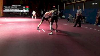 165 lbs Round 2 - Teague Williams, Solon vs Beckett Flannagan, Alburnett