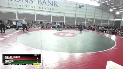 150 lbs Semifinal - Josh Fish, Westlake vs Carlos Valdez, Bishop Kelly