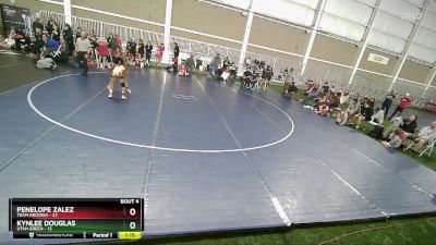 85 lbs Placement (4 Team) - Kynlee Douglas, Utah Green vs Penelope Zalez, Team Arizona