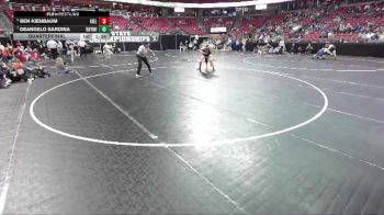 D2-190 lbs Quarterfinal - Ben Kienbaum, Kiel vs Deangelo Sardina, Hayward/Northwood