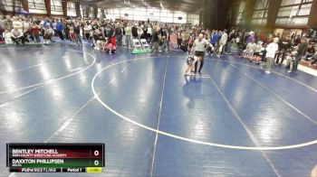 69 lbs Cons. Semi - Daxxton Phillipsen, Delta vs Bentley Mitchell, Iron County Wrestling Academy