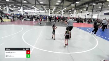 40 lbs Quarterfinal - Reilly Gomez, Imperial Valley Panthers vs Daxton Hunt, Desert Dogs WC