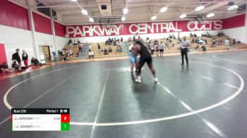 285 lbs Cons. Semi - Jayden Joseph, Missouri Valley vs Jacob Johnson, Indianapolis