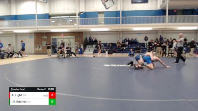 165 lbs Quarterfinal - Rice Robins, Muskegon Community College vs Ashton Light, St Clair Community College