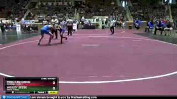 138 lbs Cons. Round 1 - Mirio Crenshaw, Escambia County vs Wesley Beebe, White Plains