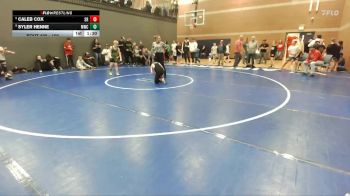 100 lbs Champ. Round 1 - Caleb Cox, Shootbox Rigby vs Syler Henne, Middleton Wrestling Club