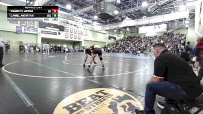 190 lbs Semifinal - Daniel Antikyan, GRANADA HILLS vs Brandon Arana, SAN FERNANDO