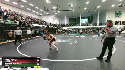 100 lbs Semifinal - Rylie Meyer, Kemmerer vs Trinity Warner, South