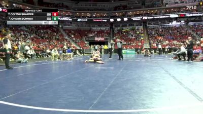 2A-144 lbs Cons. Round 3 - Jordan Schmidt, Solon vs Colton Shaffer, Oskaloosa