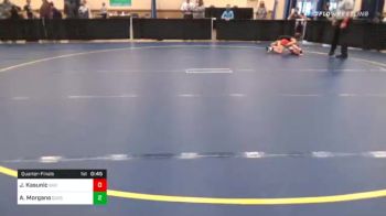 60 lbs Quarterfinal - Jackson Kasunic, Bad Karma vs Antonio Morgano, Quest W.C.