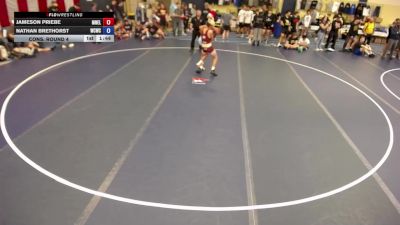 126 lbs Cons. Round 4 - Jameson Priebe, MN Elite vs Nathan Brethorst, West Central Wrestling Club