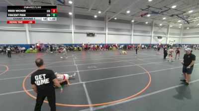 126 lbs Champ. Round 1 - Reed Wicker, Unattached vs Vincent Finn, Unattached