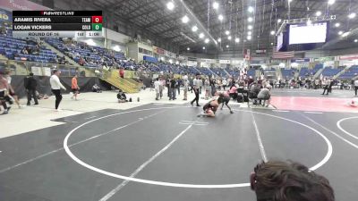 126 lbs Round Of 16 - Aramis Rivera, Team Montana vs Logan Vickers, Colorado Top Team