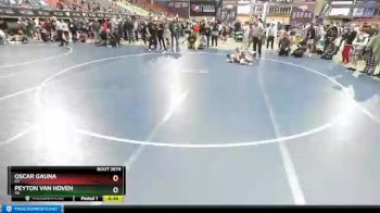 94 lbs 5th Place Match - Oscar Gauna, KS vs Peyton Van Hoven, VA