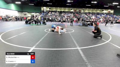 100 lbs Round Of 32 - Summer Mutschler, MD vs Killian Evans, MO