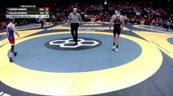 D3-120 lbs Champ. Round 1 - Collin Eckman, Clearview vs Corbin Kimmel, Wayne Trace