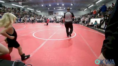 46 lbs Consi Of 16 #2 - Ryker Bishop, Pryor Tigers vs Nicolas Johnson, Locust Grove Youth Wrestling