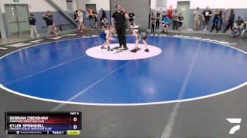 98 lbs Round 1 - Derrian Crenshaw, Marathon Wrestling Club vs Kyler Springhill, Chugach Eagles Wrestling Club