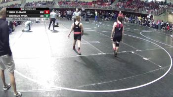95 lbs Cons. Round 2 - Knox Cleland, Waverly Wrestling Club vs Bronson Avina, Aurora Wrestling Club