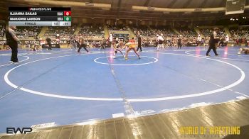 73 lbs Final - Illianna Sailas, Black Fox Wrestling Academy vs Marjorie Larson, DeKalb