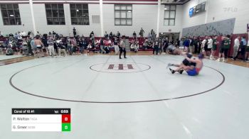 150 lbs Consi Of 16 #1 - Parker Walton, Trinity Christian-TX vs Garrett Greer, North Cobb Christian