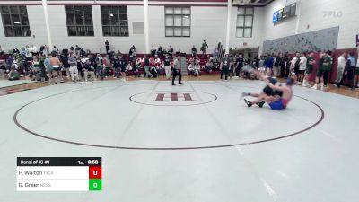 150 lbs Consi Of 16 #1 - Parker Walton, Trinity Christian-TX vs Garrett Greer, North Cobb Christian