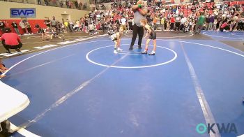 43-51 lbs Consolation - Zellee Edwards, HURRICANE WRESTLING ACADEMY vs Mackenzie Pacheco, Prairie Grove Youth Wrestling