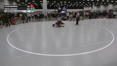 144 lbs Cons. Sub-rd Of 32 - Jacob Bergman, Foxfire Wrestling Club vs Bryce Vasquez, Florida