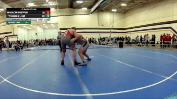 285 lbs Champ. Round 1 - Thomas Lunt, John Carroll University vs Malachi Loewen, University Of Olivet
