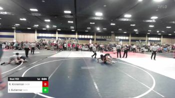 138 lbs Consi Of 16 #2 - Ryder Kinneman, Thorobred WC vs Ian Gutierrez, Yucaipa Thunder WC